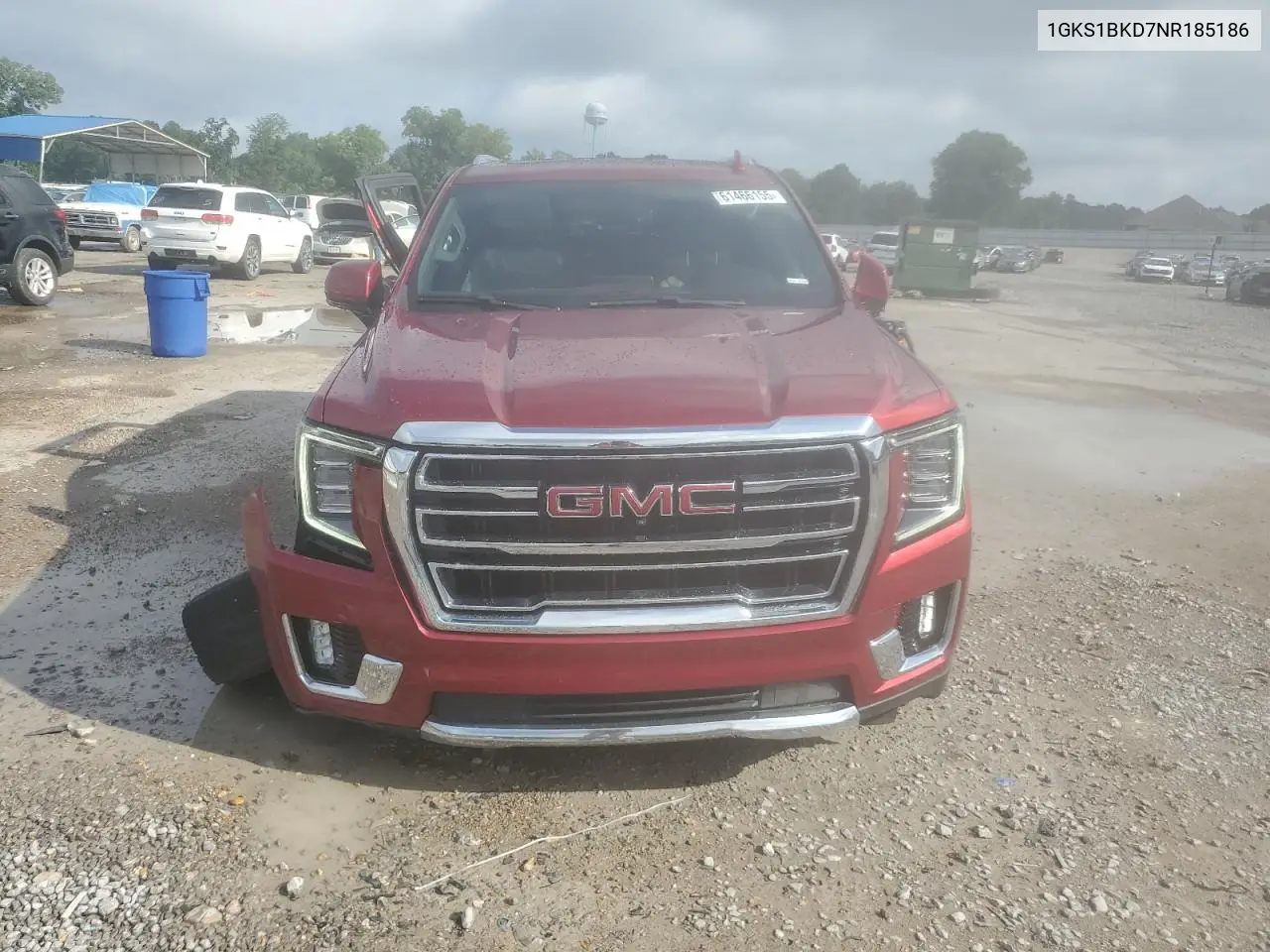 2022 GMC Yukon Slt VIN: 1GKS1BKD7NR185186 Lot: 61466155