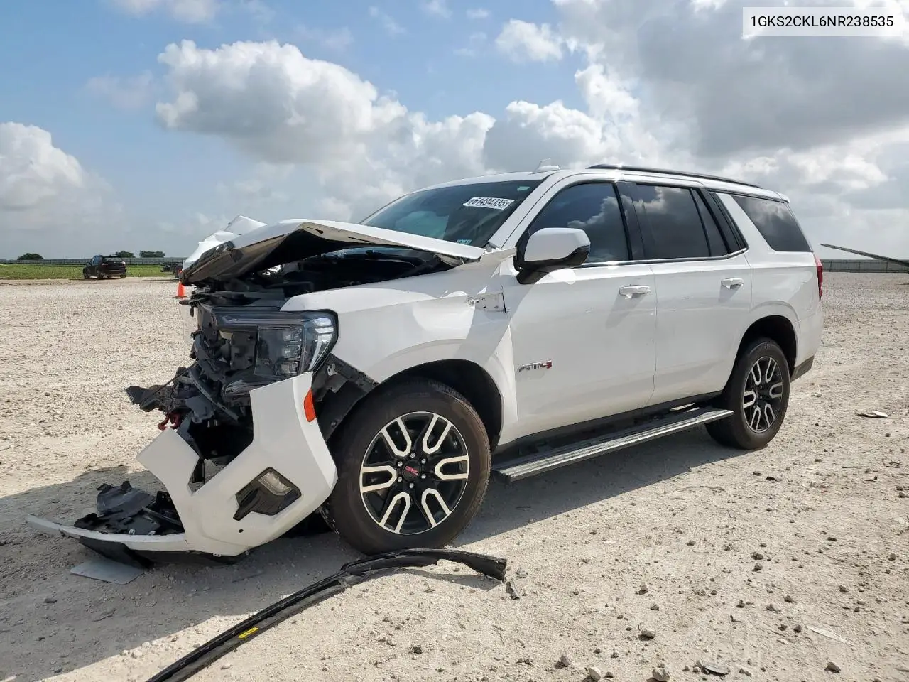 2022 GMC Yukon At4 VIN: 1GKS2CKL6NR238535 Lot: 61494335