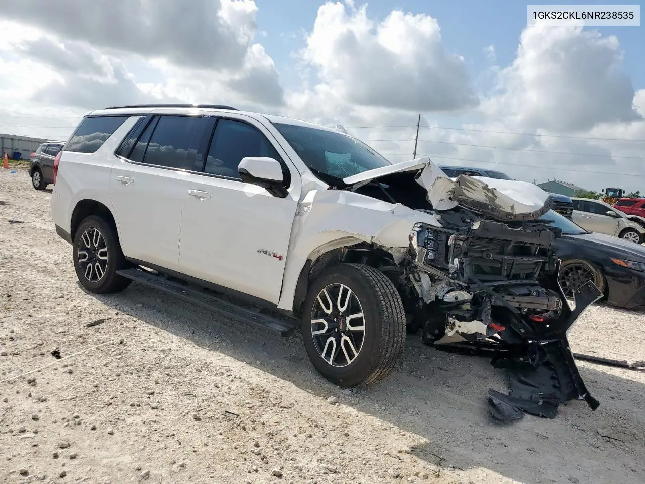 2022 GMC Yukon At4 VIN: 1GKS2CKL6NR238535 Lot: 61494335