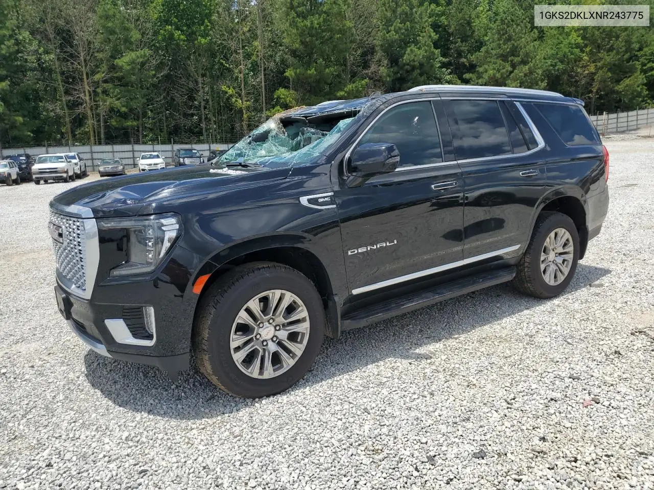 2022 GMC Yukon Denali VIN: 1GKS2DKLXNR243775 Lot: 61527605