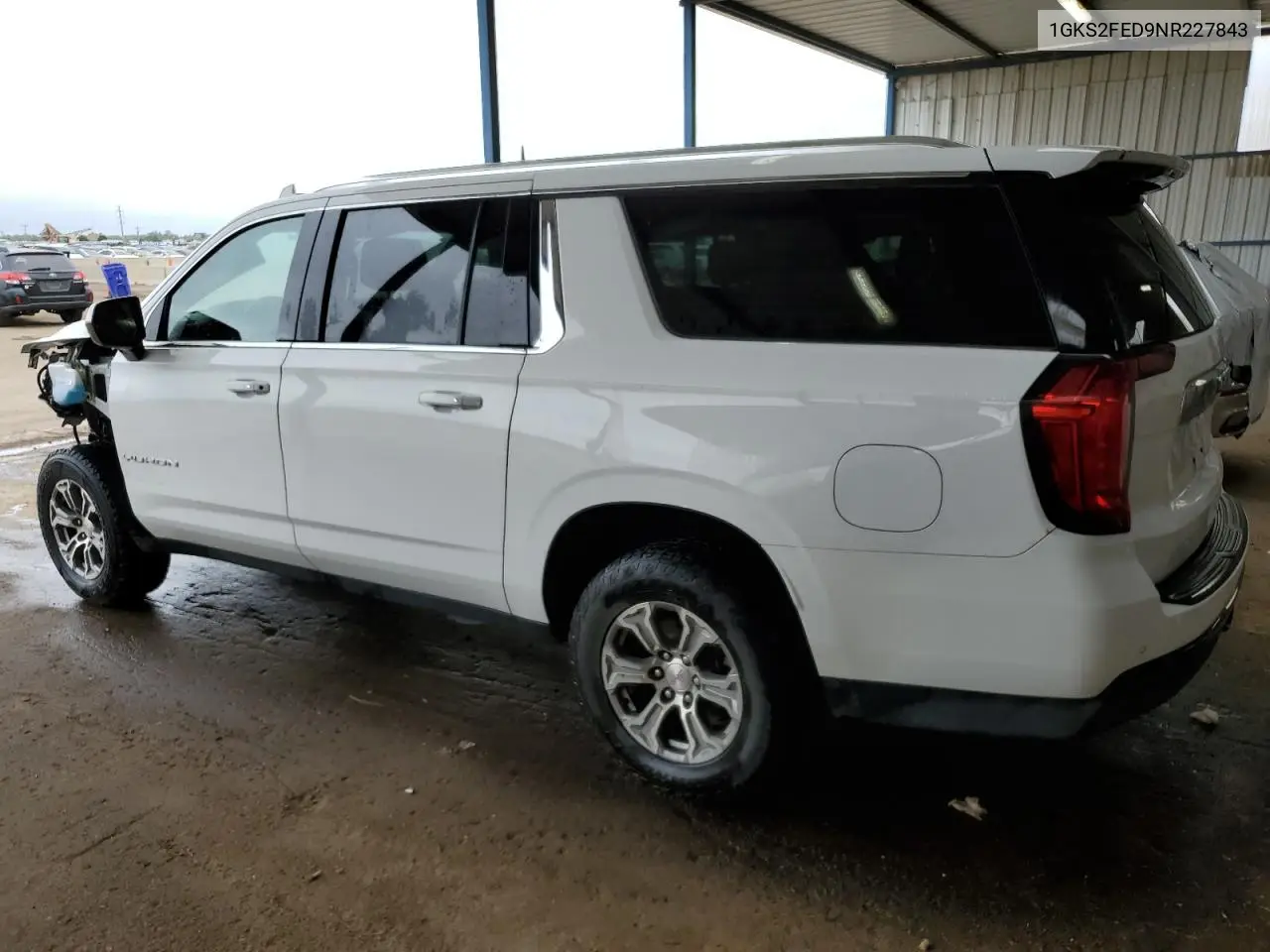 2022 GMC Yukon Xl K1500 Sle VIN: 1GKS2FED9NR227843 Lot: 61837965