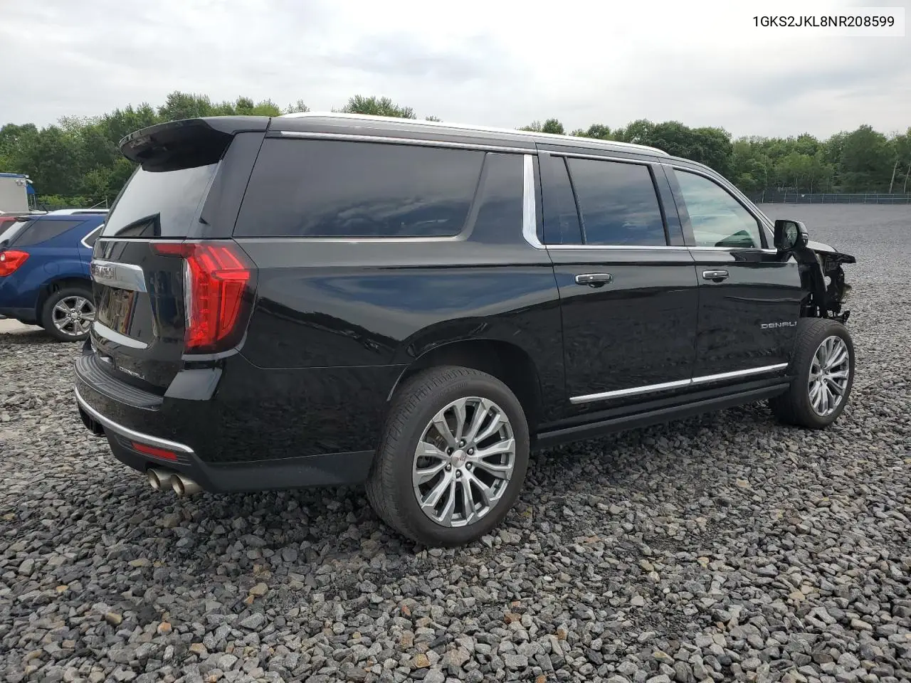 2022 GMC Yukon Xl Denali VIN: 1GKS2JKL8NR208599 Lot: 62019545