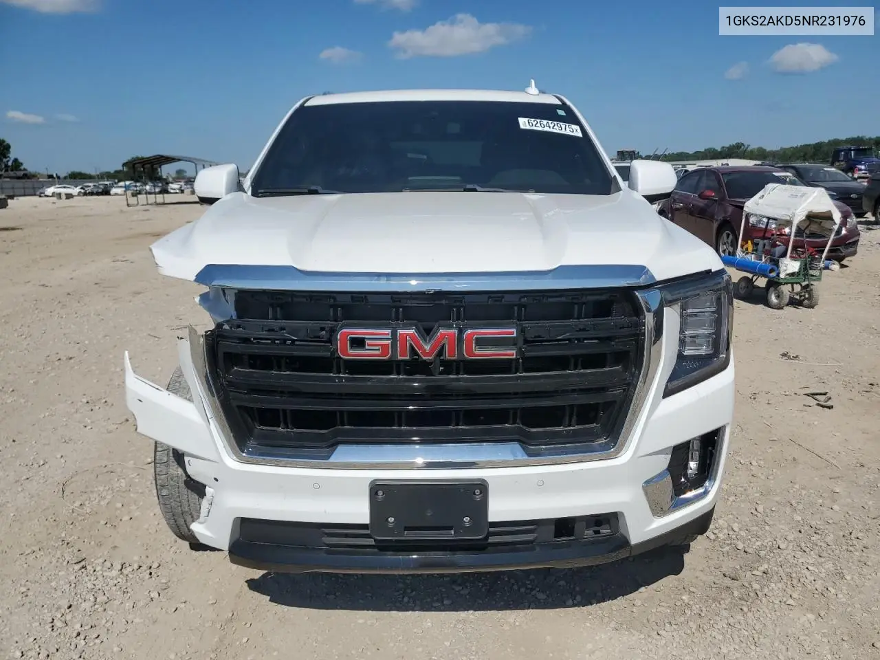 2022 GMC Yukon Sle VIN: 1GKS2AKD5NR231976 Lot: 62642975