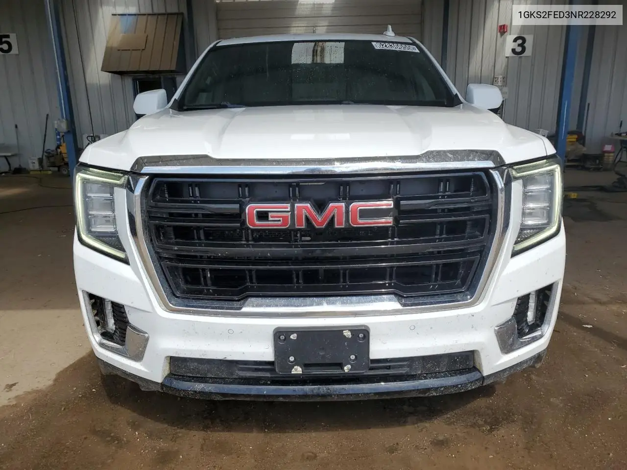 2022 GMC Yukon Xl K1500 Sle VIN: 1GKS2FED3NR228292 Lot: 62836655