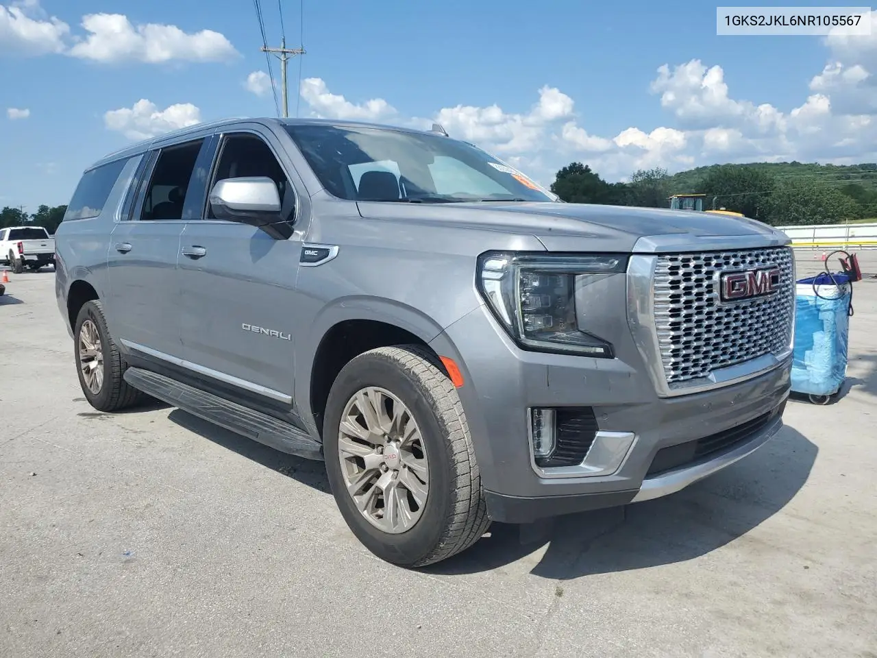 2022 GMC Yukon Xl Denali VIN: 1GKS2JKL6NR105567 Lot: 63208455