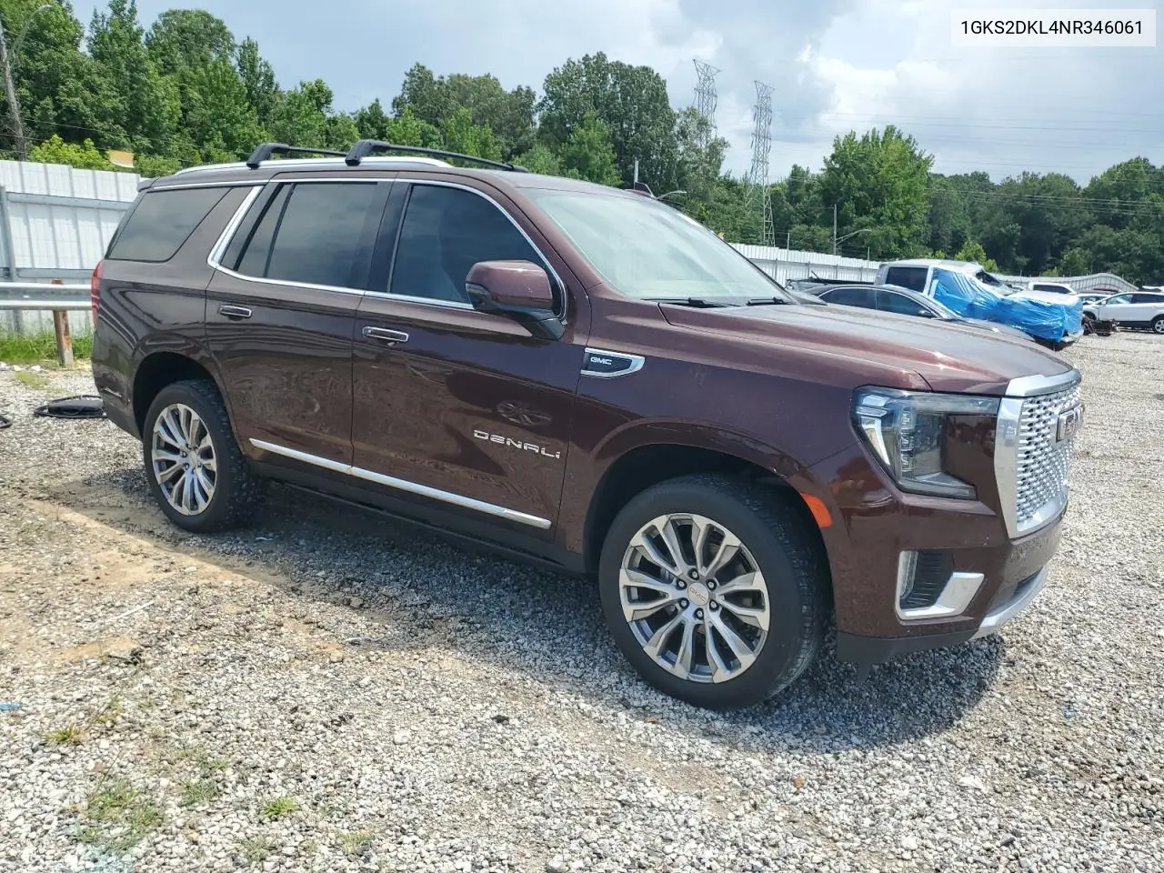2022 GMC Yukon Denali VIN: 1GKS2DKL4NR346061 Lot: 63692585
