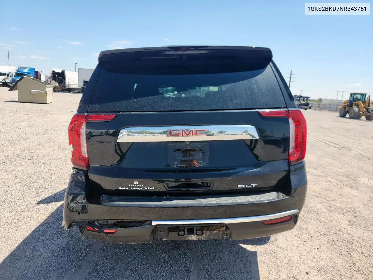 2022 GMC Yukon Slt VIN: 1GKS2BKD7NR343751 Lot: 63713645