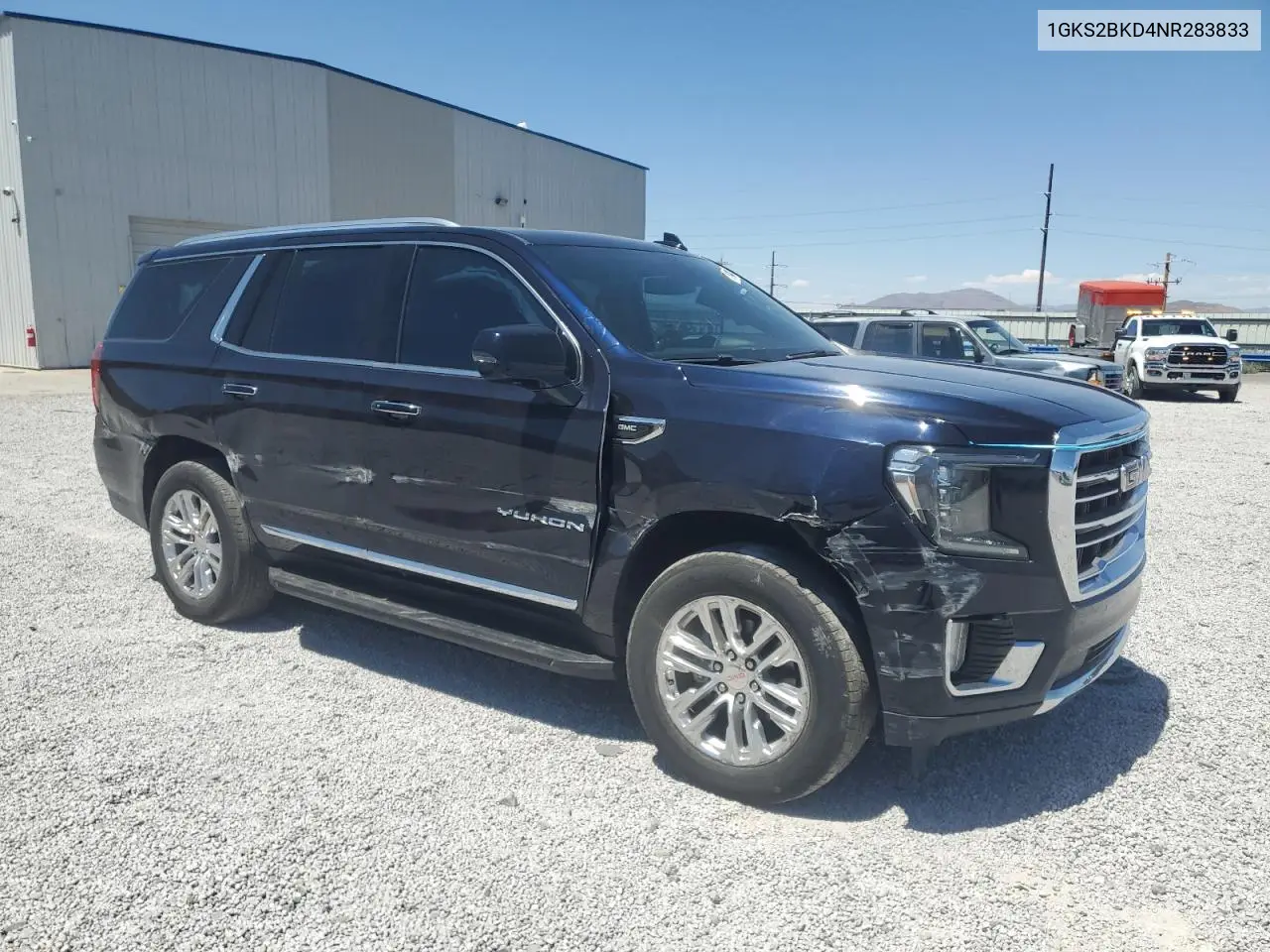2022 GMC Yukon Slt VIN: 1GKS2BKD4NR283833 Lot: 63943335