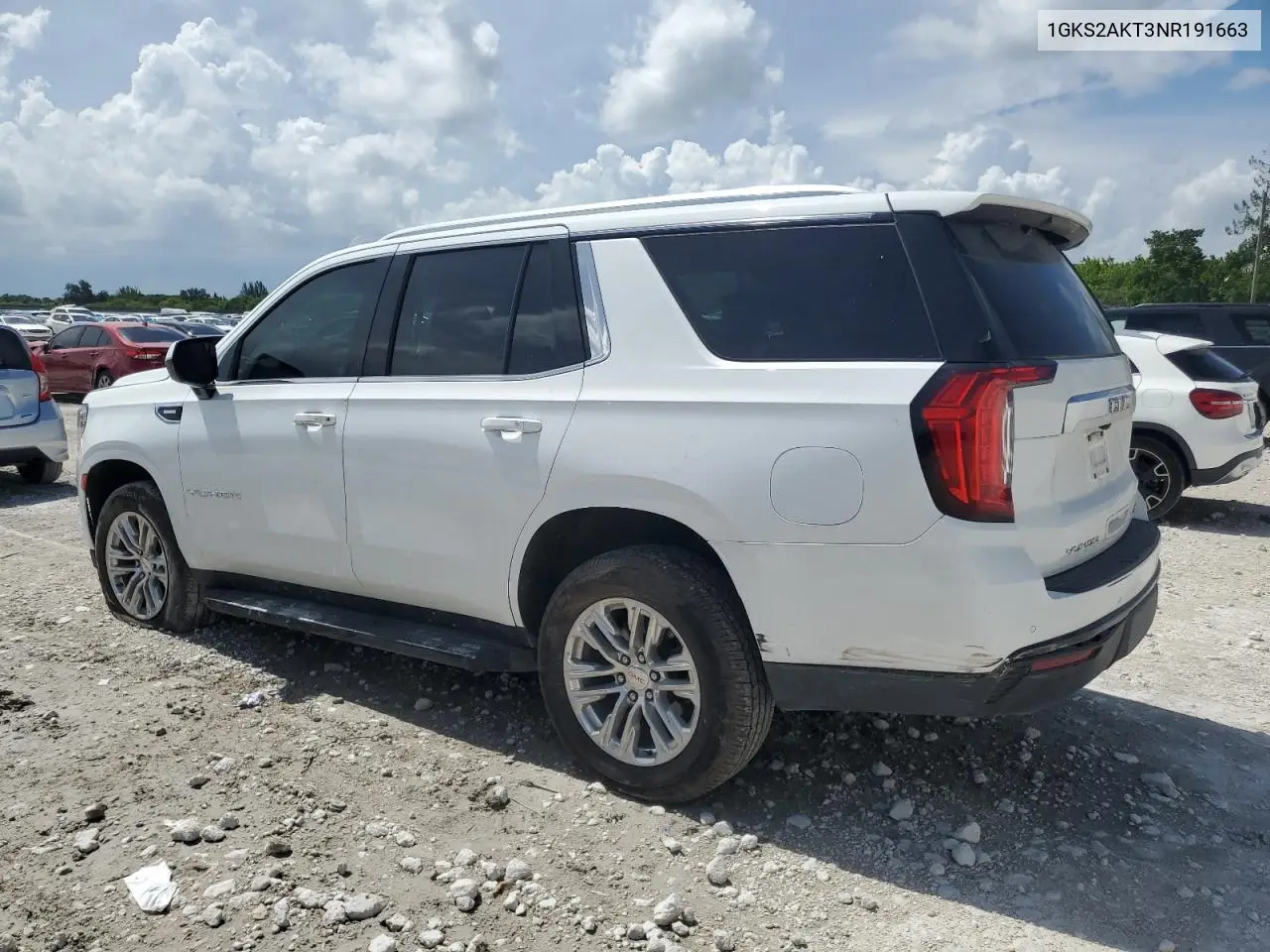 2022 GMC Yukon Sle VIN: 1GKS2AKT3NR191663 Lot: 63970465