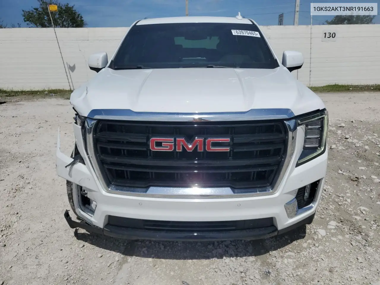2022 GMC Yukon Sle VIN: 1GKS2AKT3NR191663 Lot: 63970465