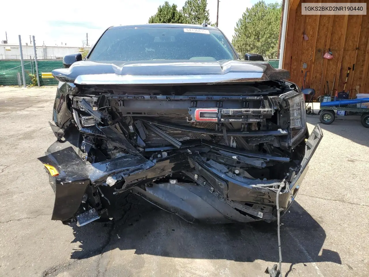 2022 GMC Yukon Slt VIN: 1GKS2BKD2NR190440 Lot: 64136835
