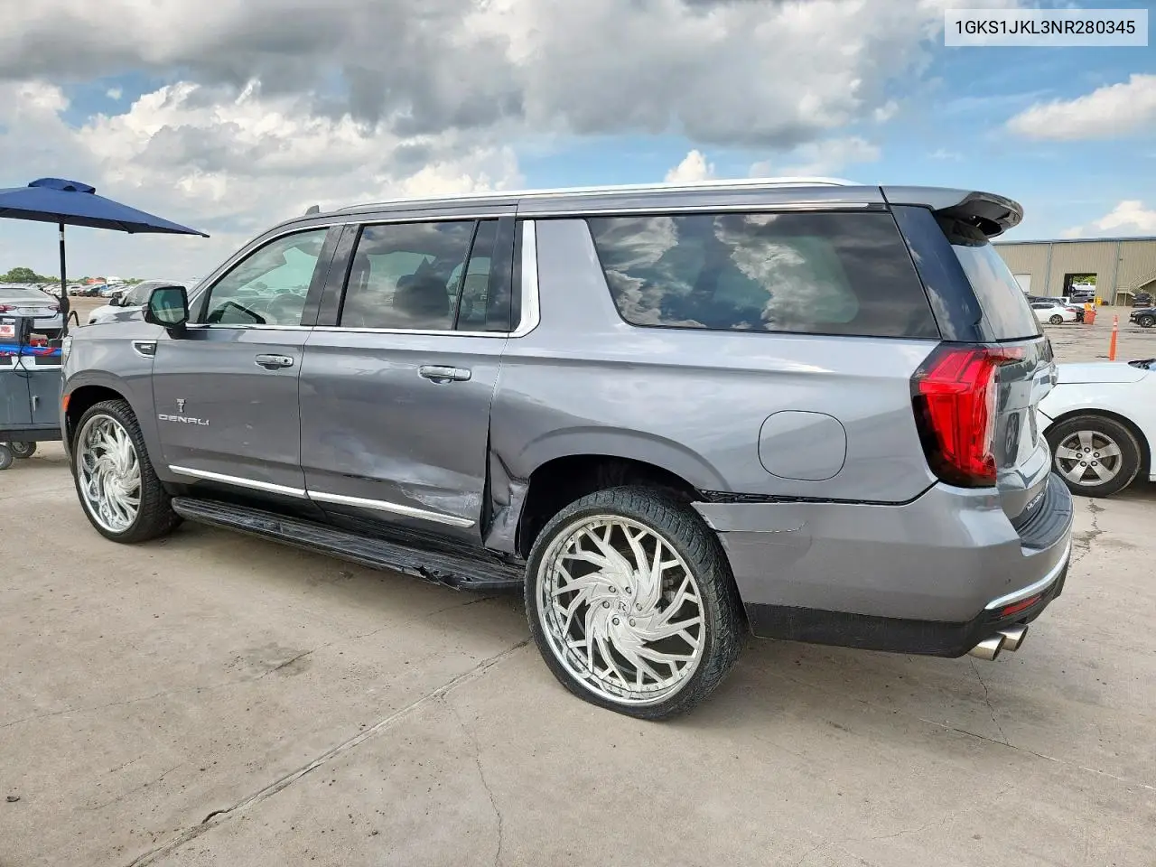 2022 GMC Yukon Xl Denali VIN: 1GKS1JKL3NR280345 Lot: 64684035