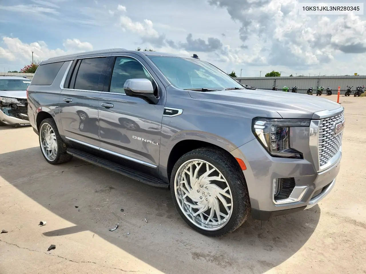 2022 GMC Yukon Xl Denali VIN: 1GKS1JKL3NR280345 Lot: 64684035