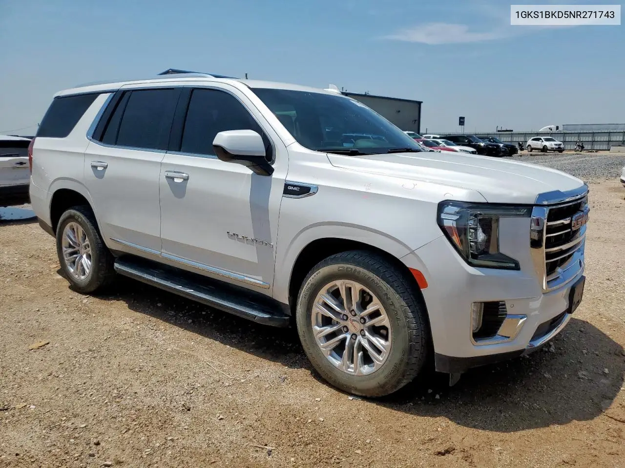 2022 GMC Yukon Slt VIN: 1GKS1BKD5NR271743 Lot: 65220655