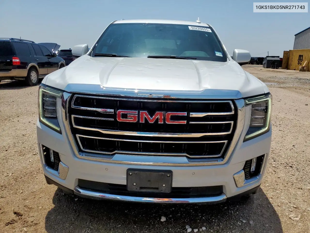 2022 GMC Yukon Slt VIN: 1GKS1BKD5NR271743 Lot: 65220655