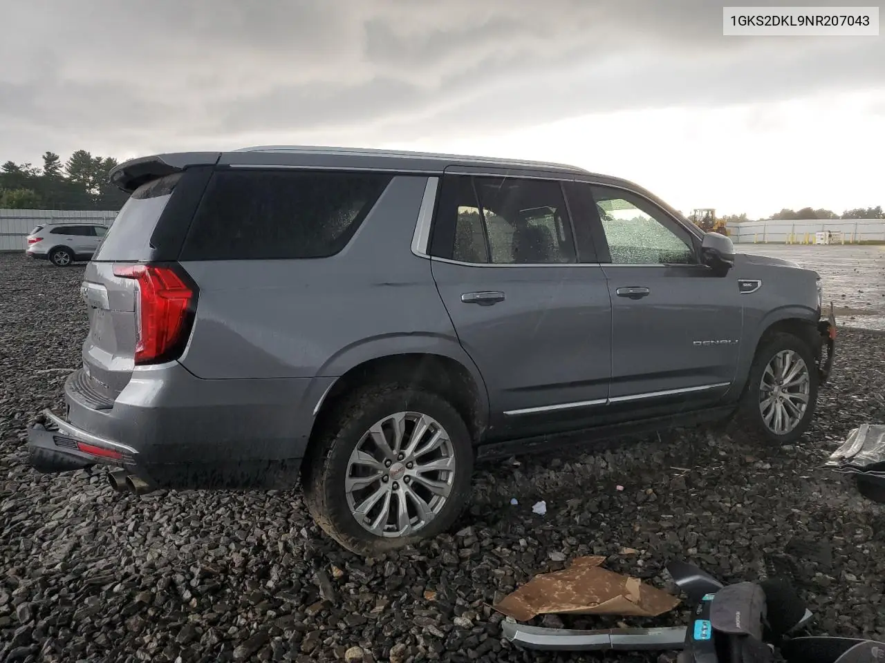 2022 GMC Yukon Denali VIN: 1GKS2DKL9NR207043 Lot: 68026314