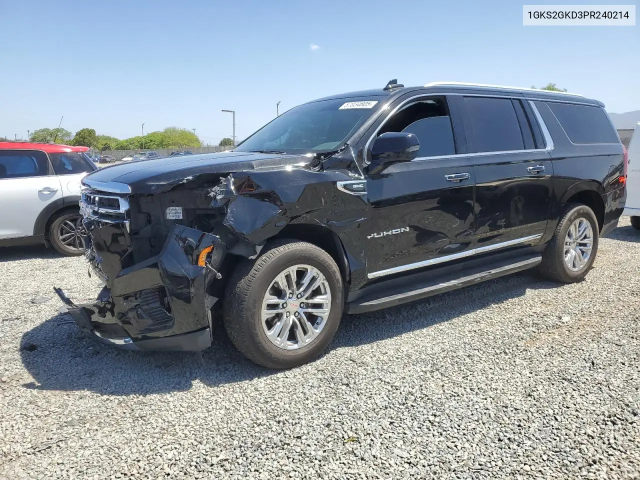 2023 GMC Yukon Xl K1500 Slt VIN: 1GKS2GKD3PR240214 Lot: 57034605