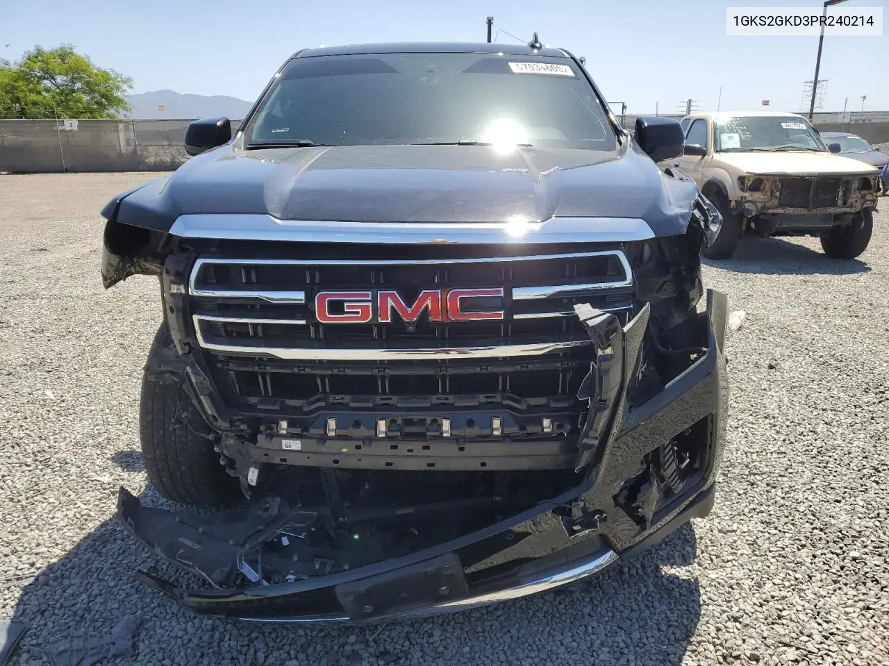 2023 GMC Yukon Xl K1500 Slt VIN: 1GKS2GKD3PR240214 Lot: 57034605