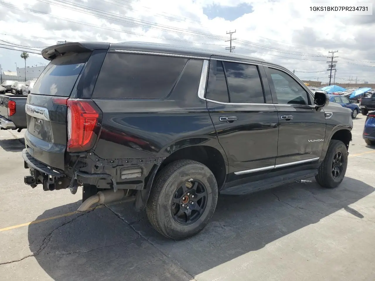 2023 GMC Yukon Slt VIN: 1GKS1BKD7PR234731 Lot: 57070995