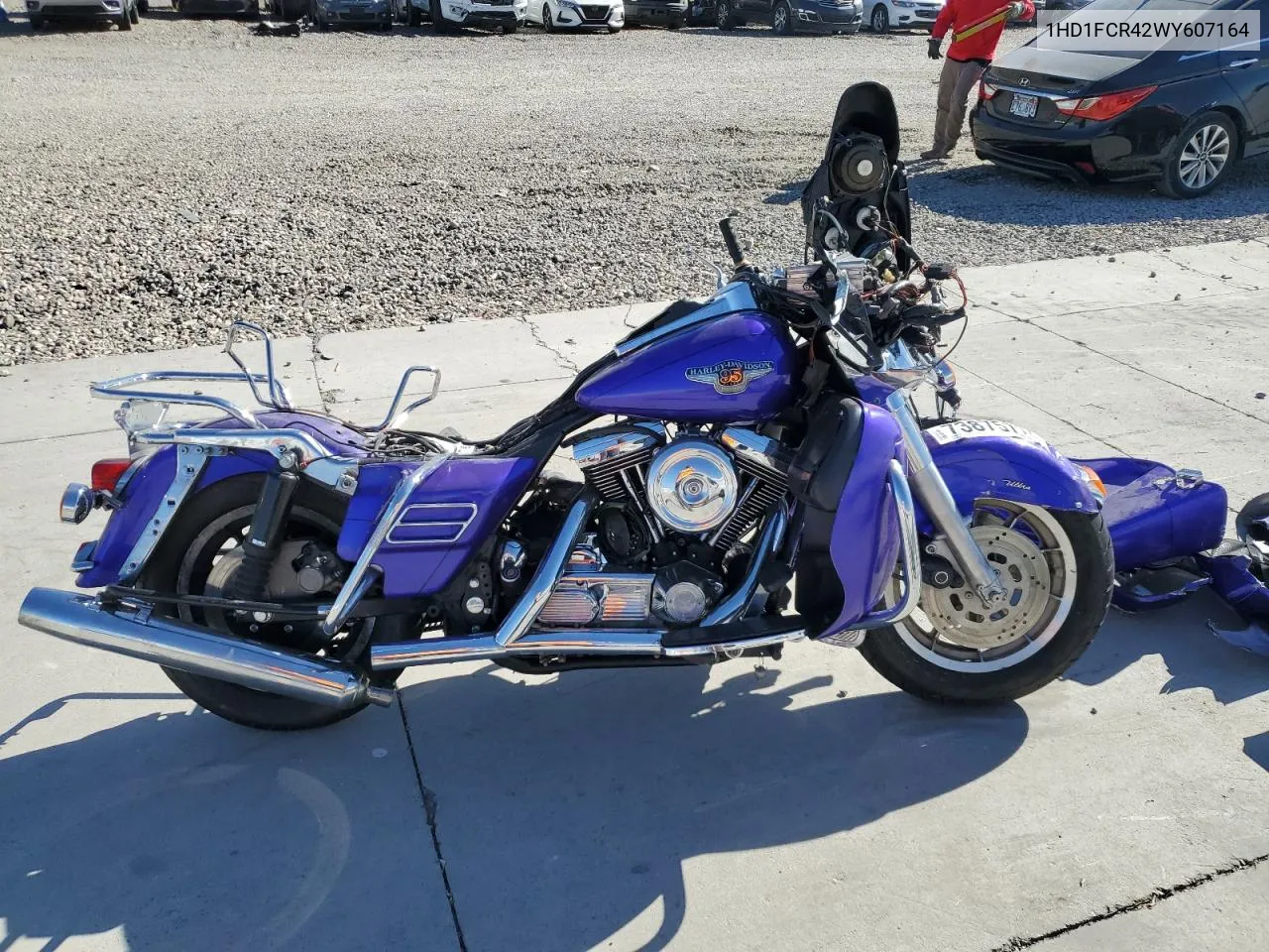 1998 Harley-Davidson Flhtcui Anniversary VIN: 1HD1FCR42WY607164 Lot: 73875774