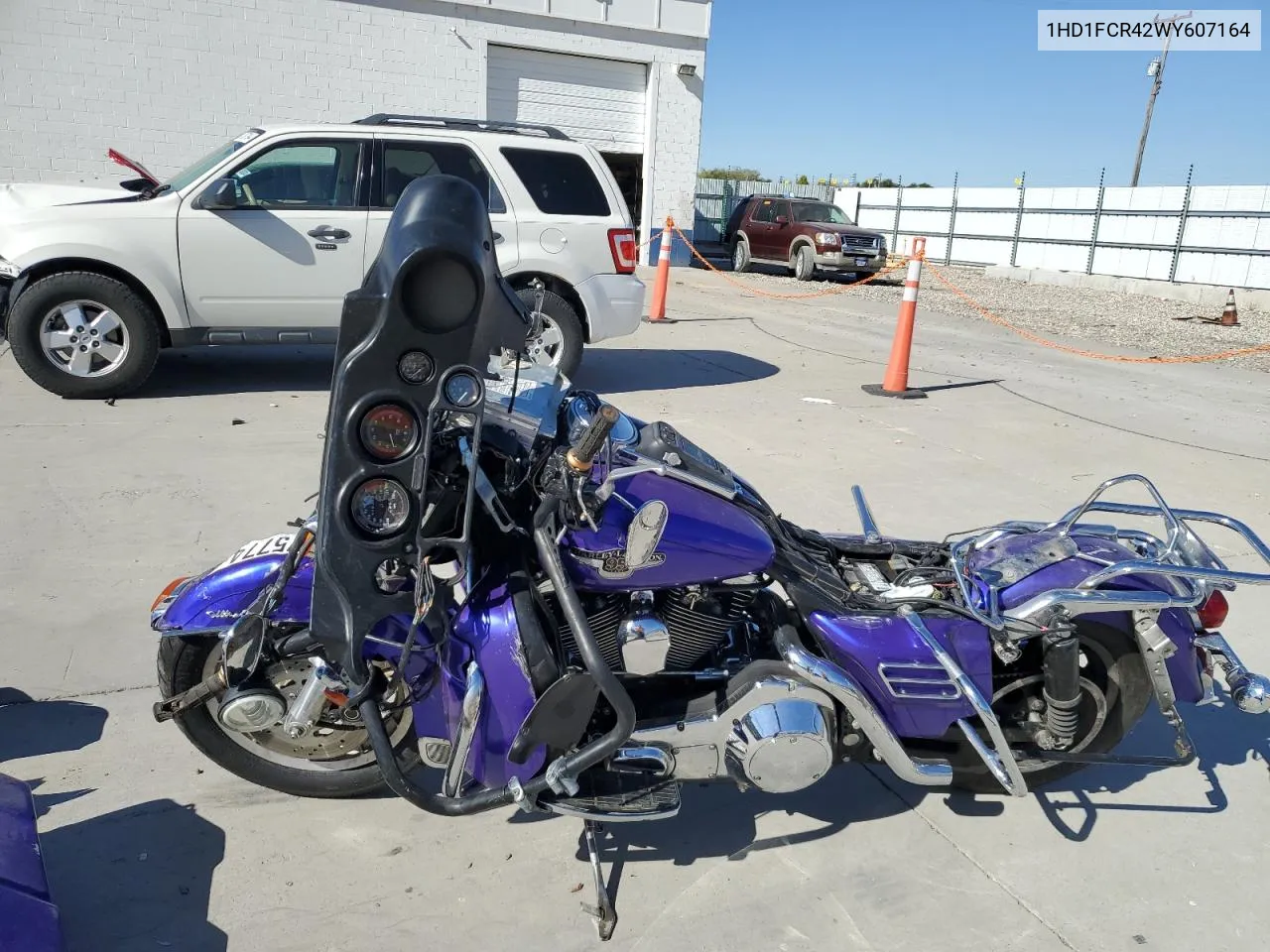 1998 Harley-Davidson Flhtcui Anniversary VIN: 1HD1FCR42WY607164 Lot: 73875774