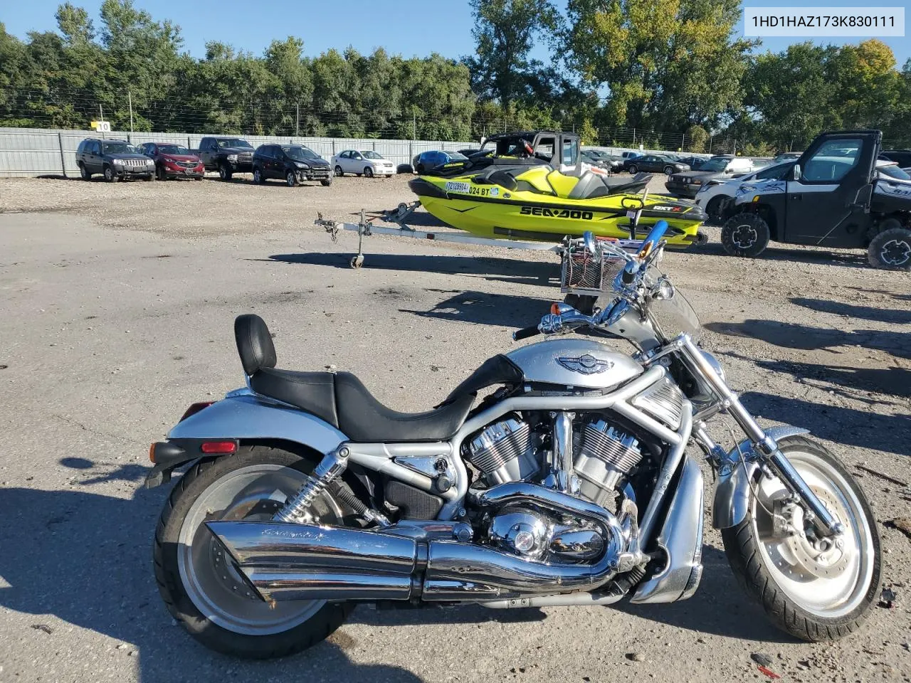 2003 Harley-Davidson Vrsca VIN: 1HD1HAZ173K830111 Lot: 72251664