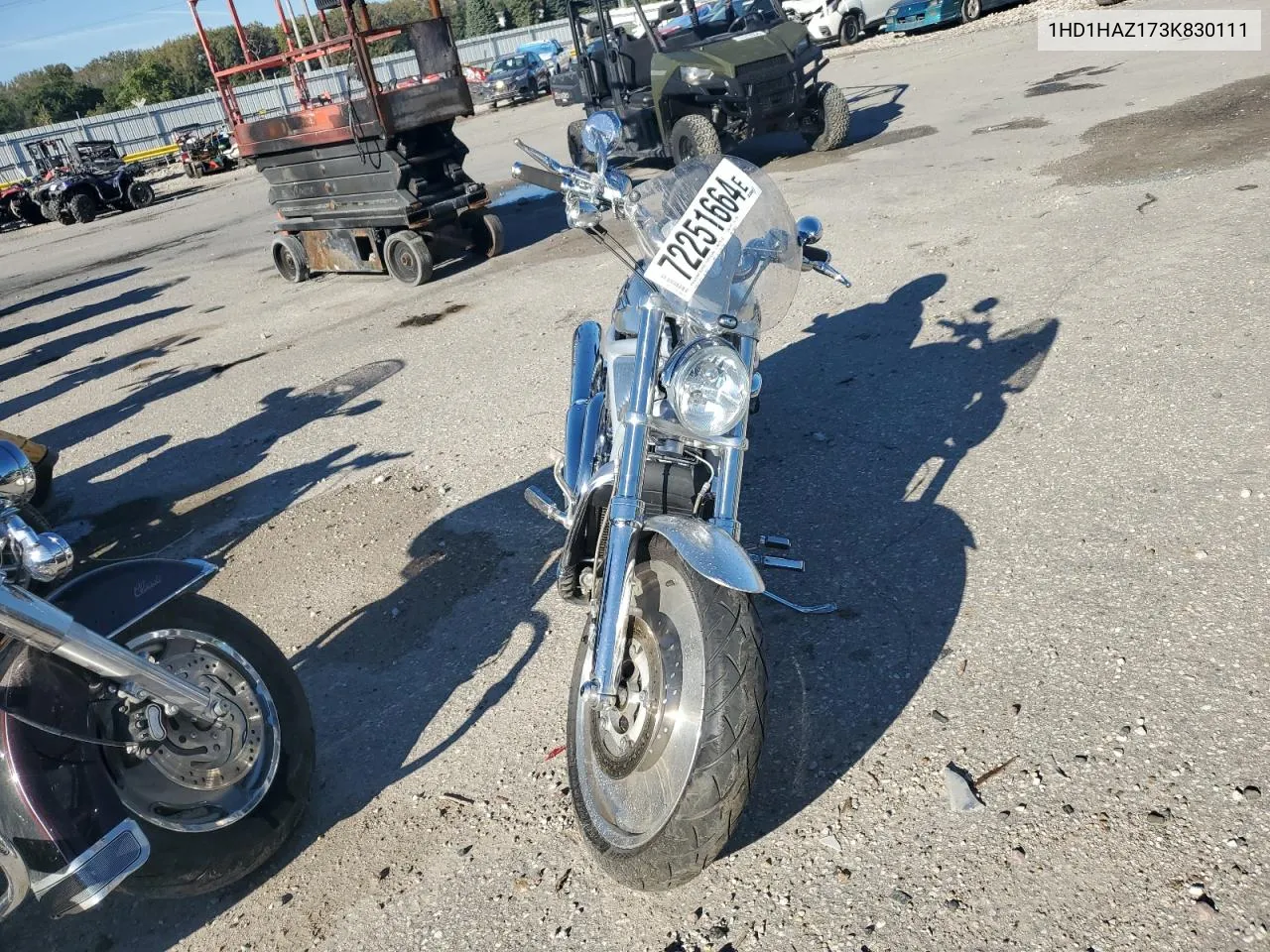 2003 Harley-Davidson Vrsca VIN: 1HD1HAZ173K830111 Lot: 72251664