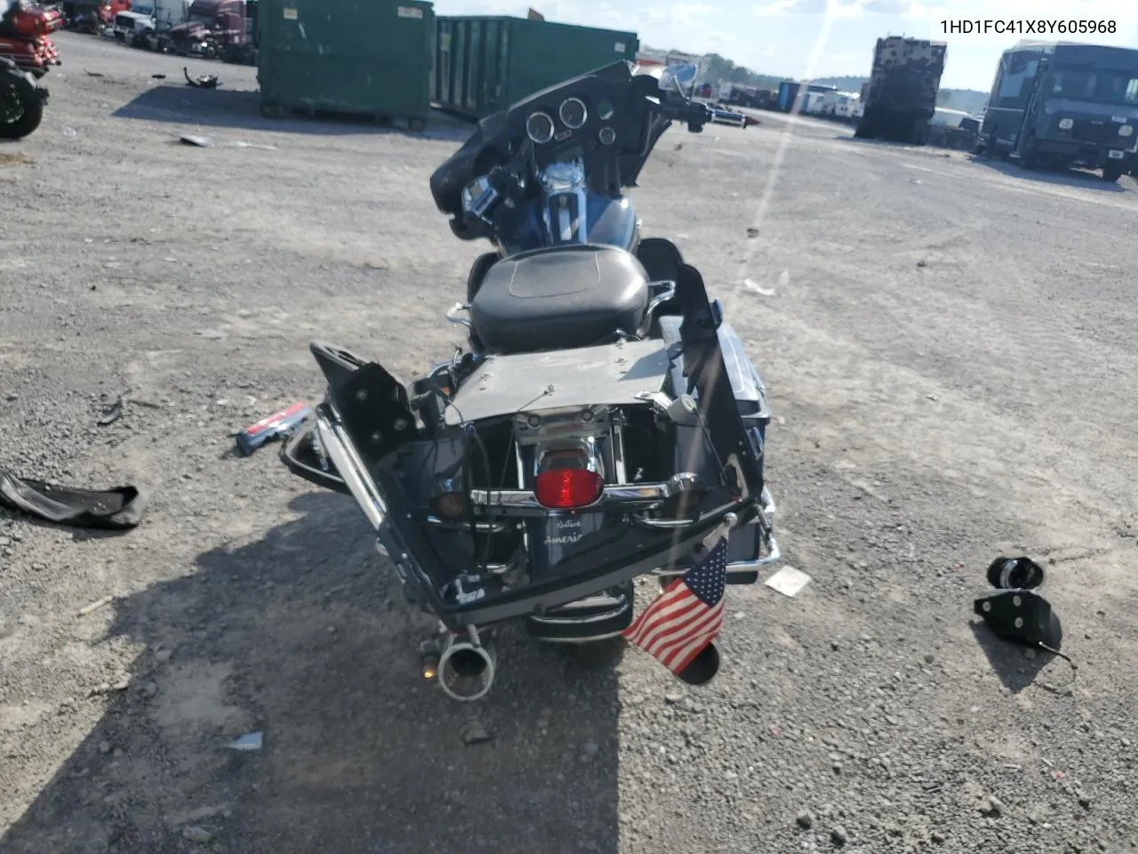 2008 Harley-Davidson Flhtcui VIN: 1HD1FC41X8Y605968 Lot: 74502594