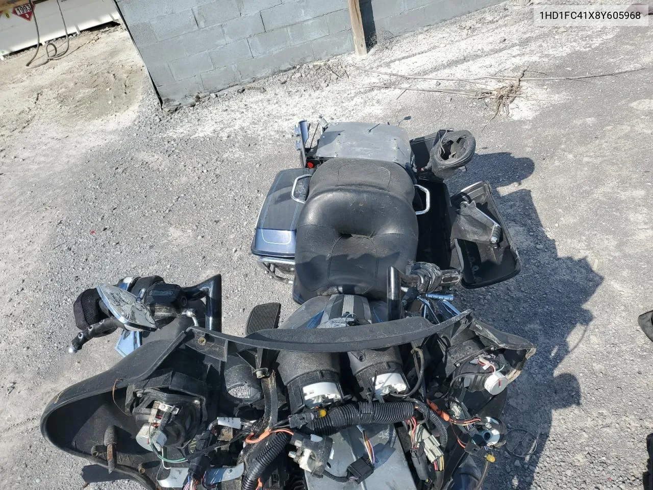 2008 Harley-Davidson Flhtcui VIN: 1HD1FC41X8Y605968 Lot: 74502594