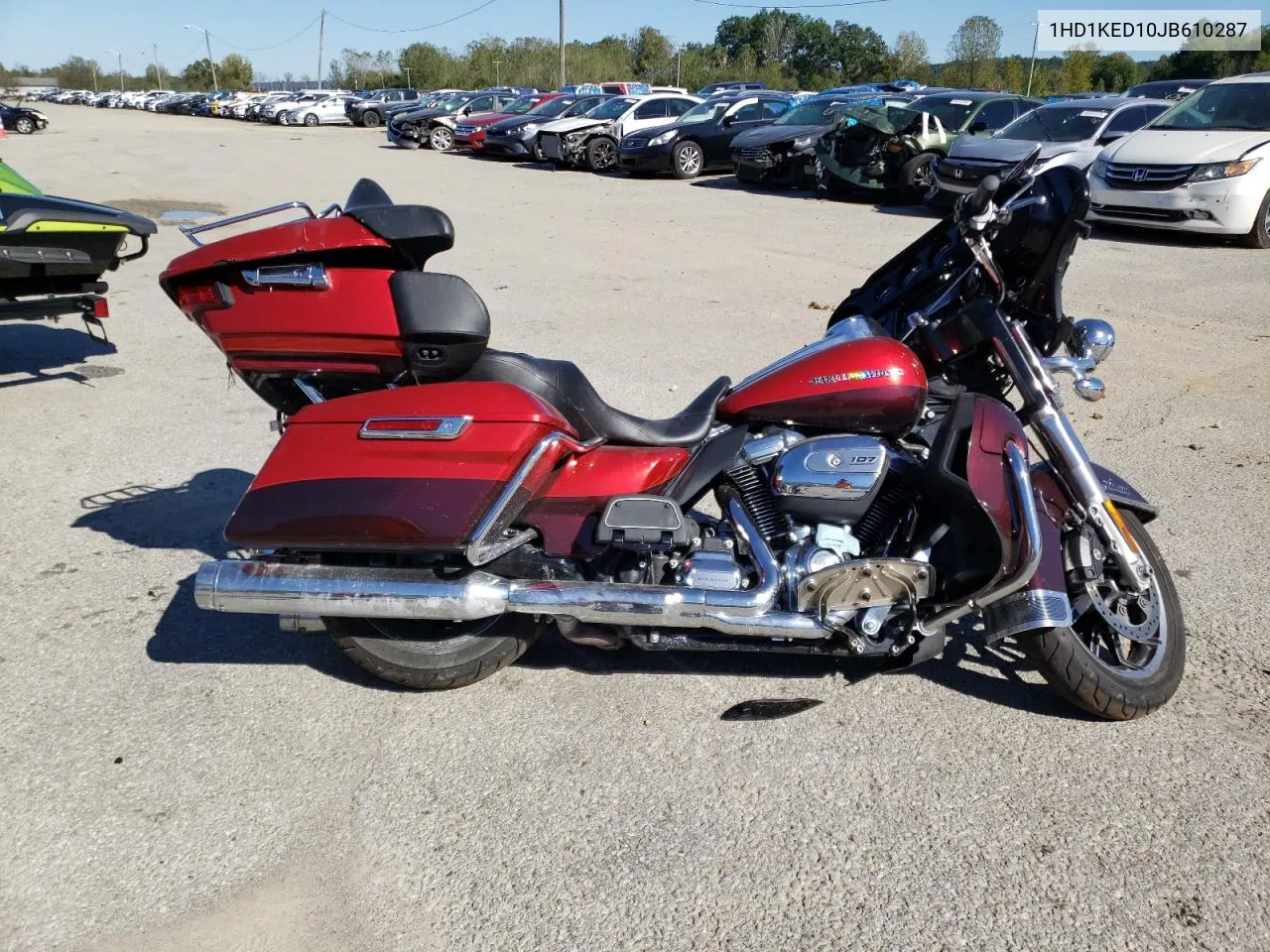 2018 Harley-Davidson Flhtk Ultra Limited VIN: 1HD1KED10JB610287 Lot: 73596454