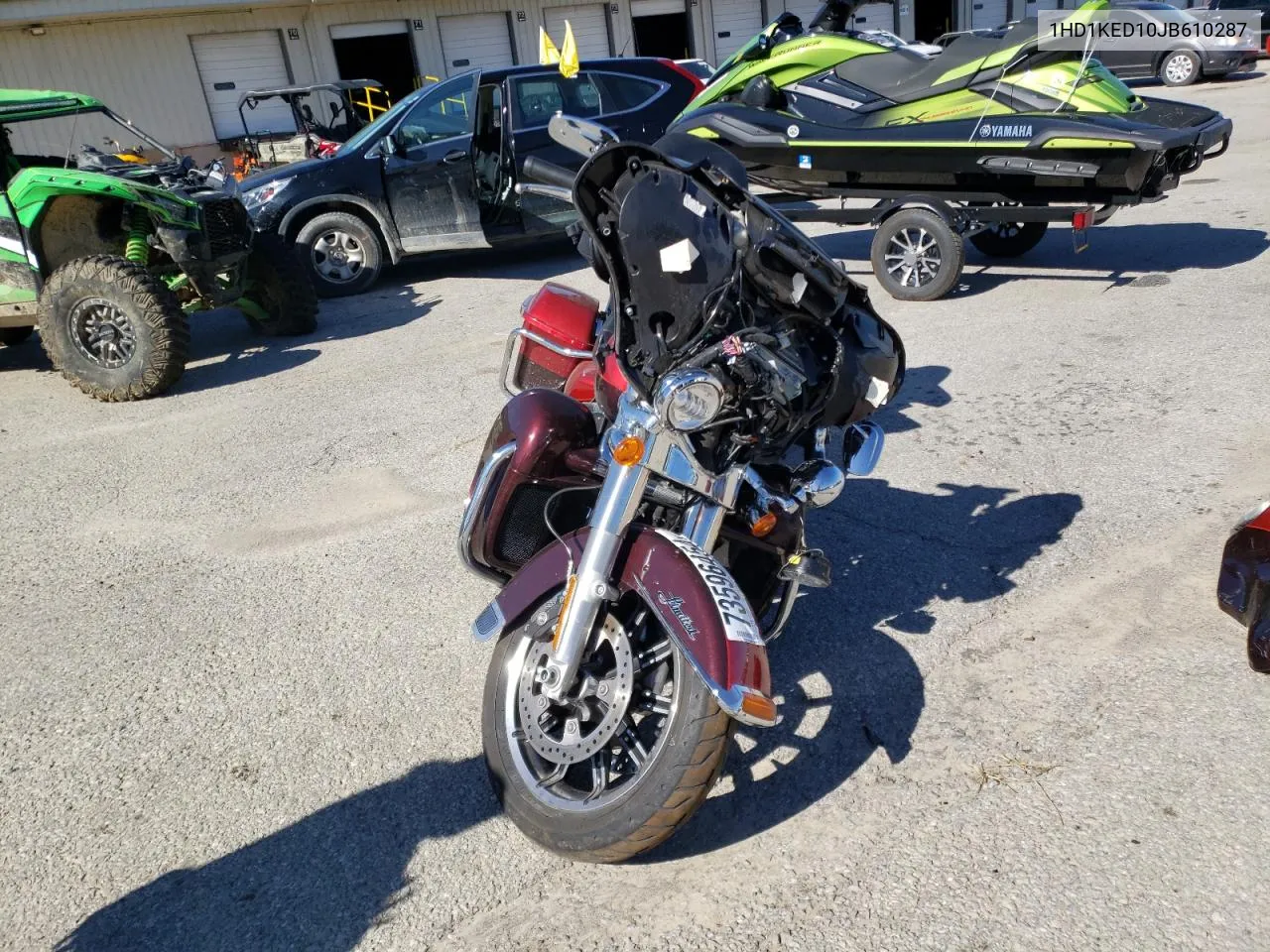 2018 Harley-Davidson Flhtk Ultra Limited VIN: 1HD1KED10JB610287 Lot: 73596454