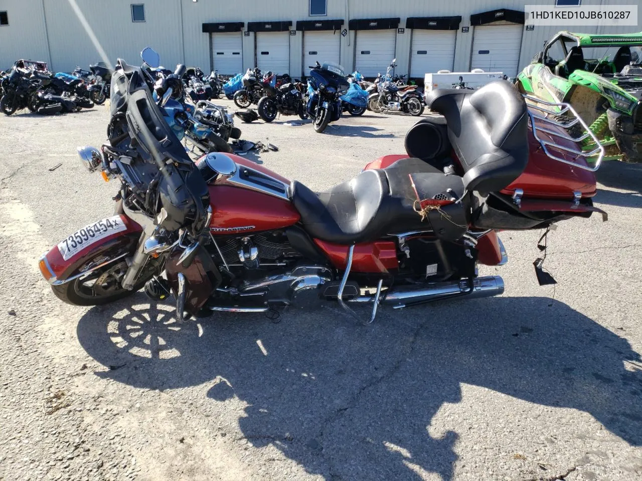 2018 Harley-Davidson Flhtk Ultra Limited VIN: 1HD1KED10JB610287 Lot: 73596454
