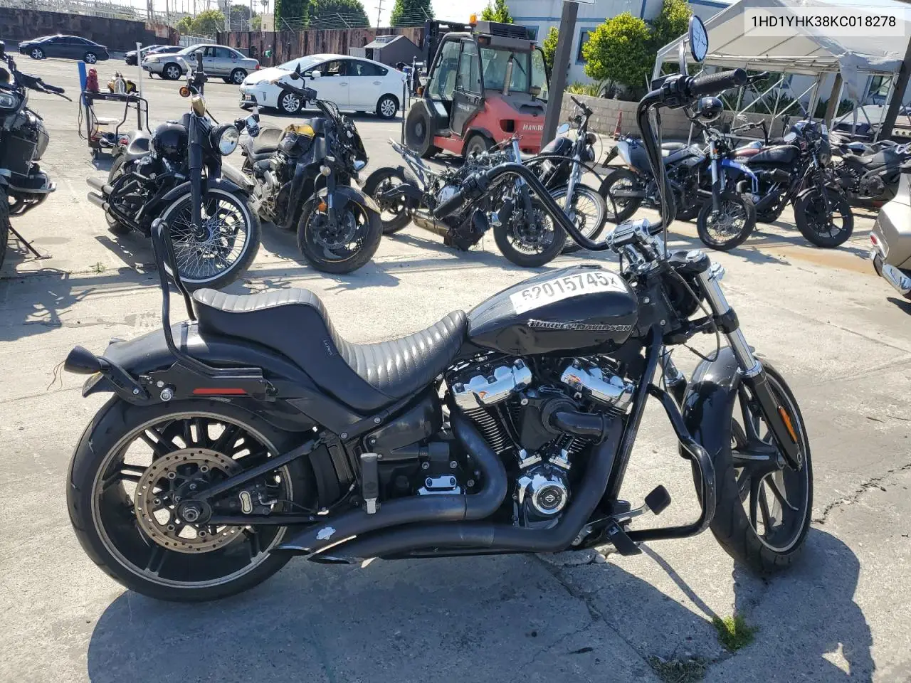 2019 Harley-Davidson Fxbrs VIN: 1HD1YHK38KC018278 Lot: 62015745