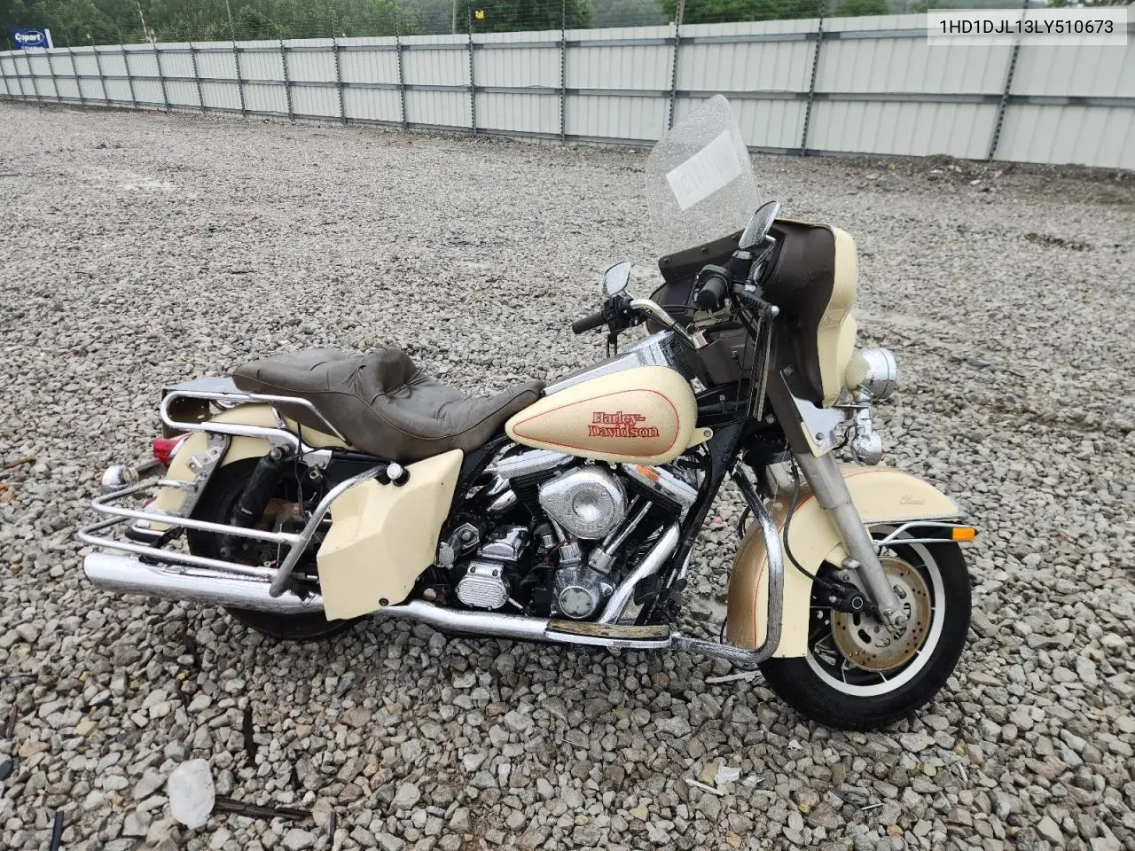 1990 Harley-Davidson Flht Classic VIN: 1HD1DJL13LY510673 Lot: 60071475