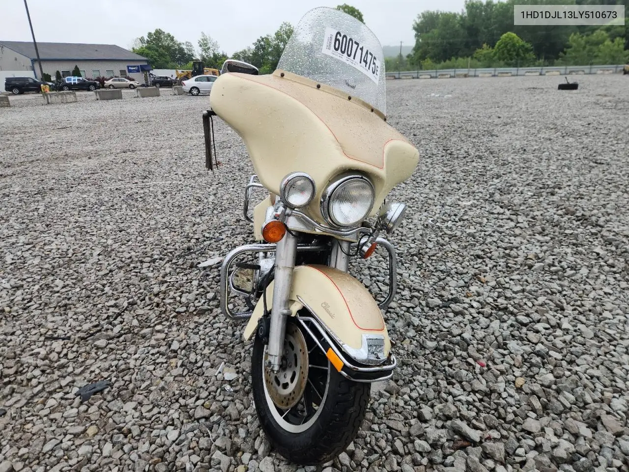 1990 Harley-Davidson Flht Classic VIN: 1HD1DJL13LY510673 Lot: 60071475