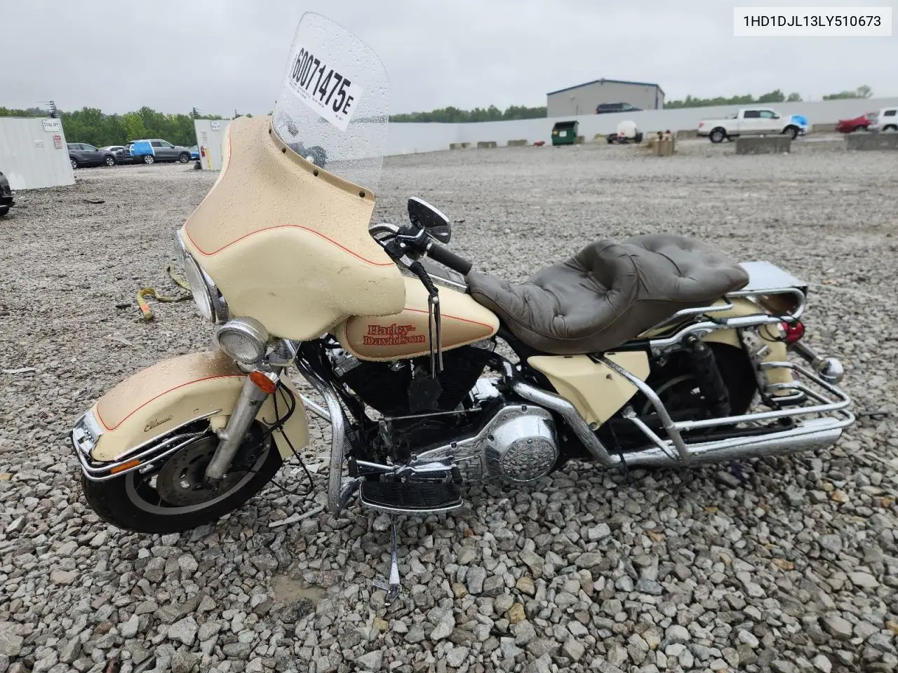 1990 Harley-Davidson Flht Classic VIN: 1HD1DJL13LY510673 Lot: 60071475