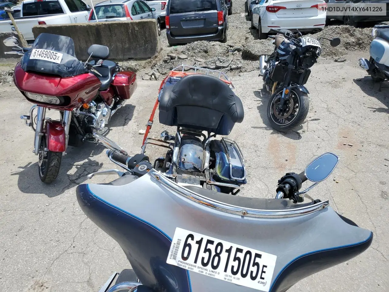 1999 Harley-Davidson Flht Classic VIN: 1HD1DJV14XY641226 Lot: 61581505