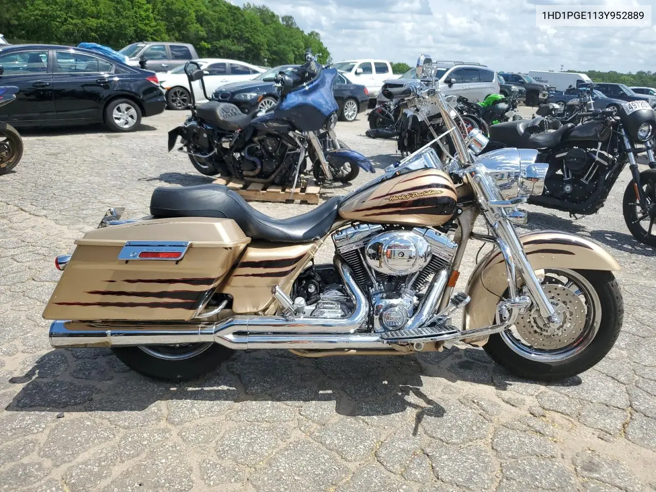 2003 Harley-Davidson Flhrsei1 VIN: 1HD1PGE113Y952889 Lot: 55444005