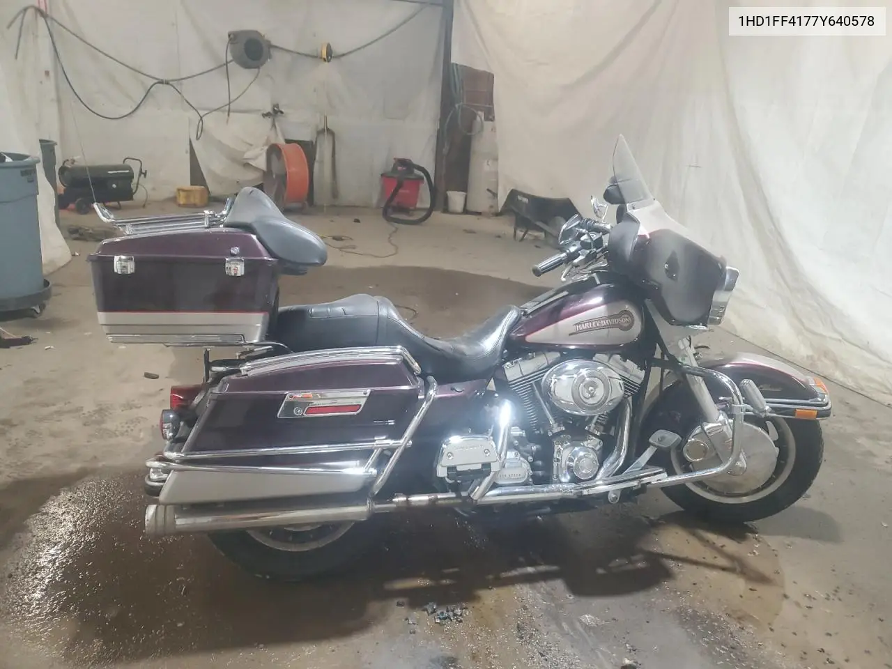 2007 Harley-Davidson Flht Classic VIN: 1HD1FF4177Y640578 Lot: 60075805