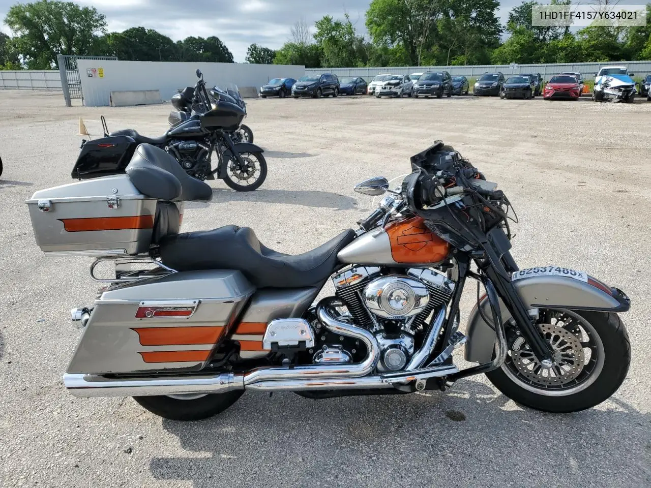 2007 Harley-Davidson Flht Classic VIN: 1HD1FF4157Y634021 Lot: 62537485