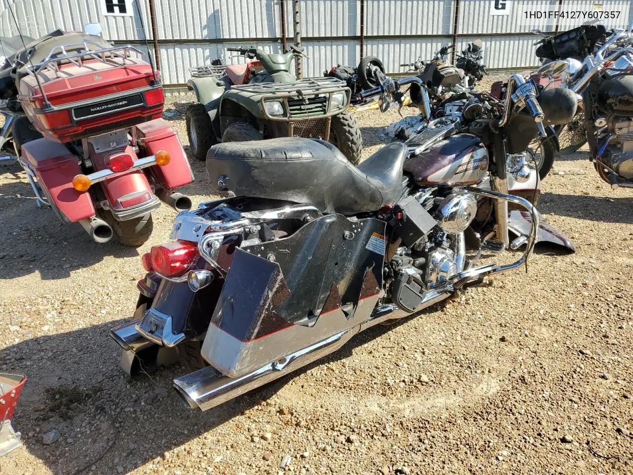 2007 Harley-Davidson Flht Classic VIN: 1HD1FF4127Y607357 Lot: 73166562