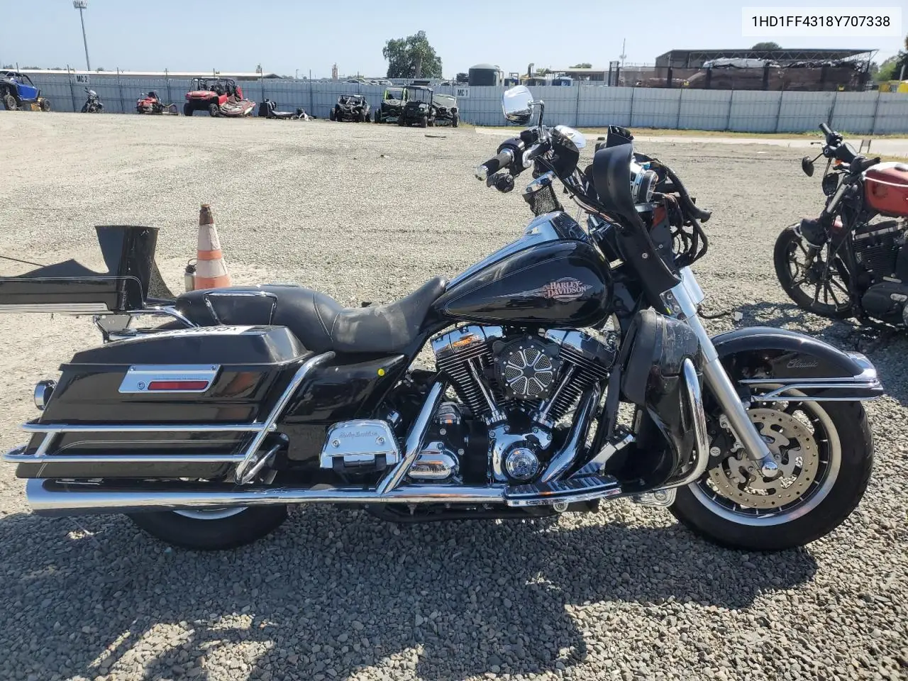 2008 Harley-Davidson Flht Classic VIN: 1HD1FF4318Y707338 Lot: 54226685