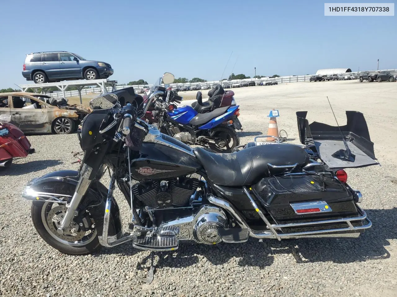 2008 Harley-Davidson Flht Classic VIN: 1HD1FF4318Y707338 Lot: 54226685