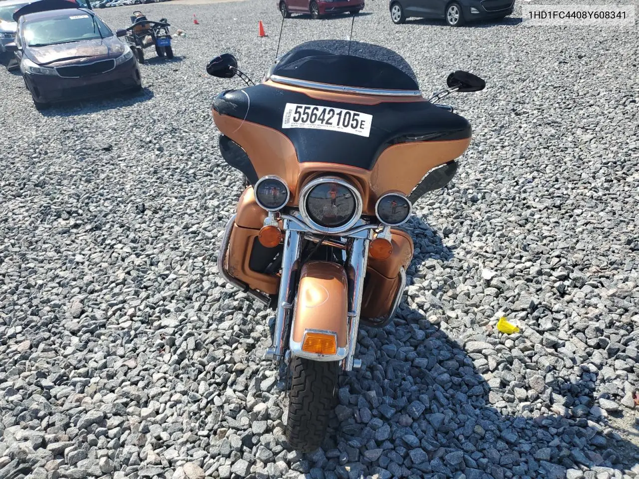 2008 Harley-Davidson Flhtcui 105Th Anniversary Edition VIN: 1HD1FC4408Y608341 Lot: 55642105