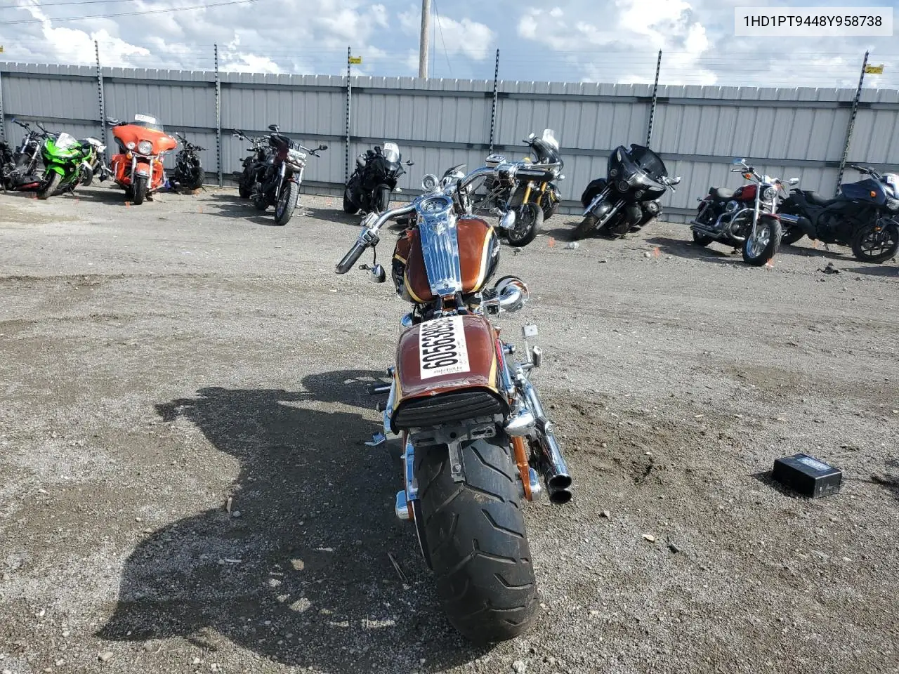 2008 Harley-Davidson Fxstsse2 105Th Anniversary Edition VIN: 1HD1PT9448Y958738 Lot: 60563895