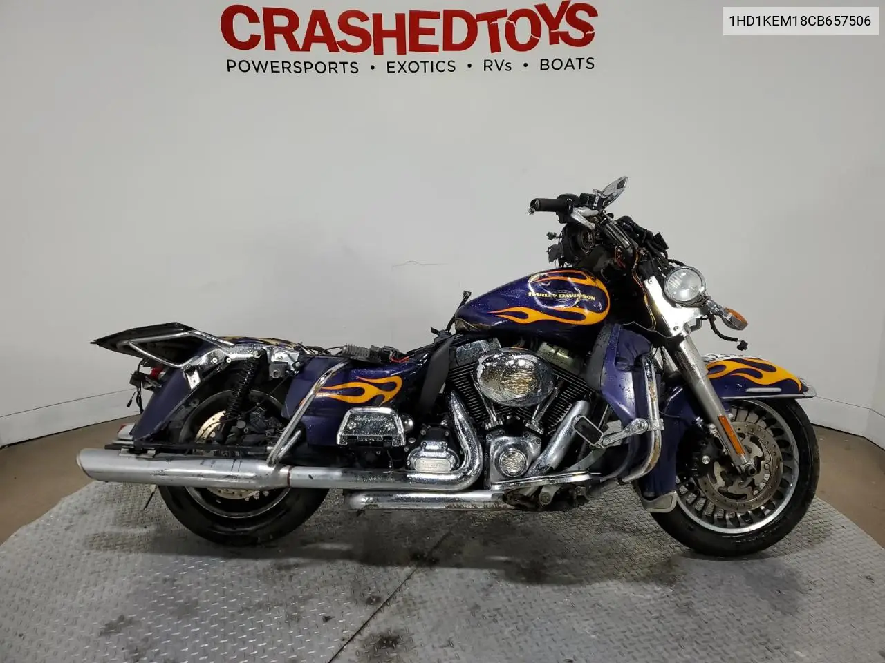 2012 Harley-Davidson Flhtk Electra Glide Ultra Limited VIN: 1HD1KEM18CB657506 Lot: 43234095
