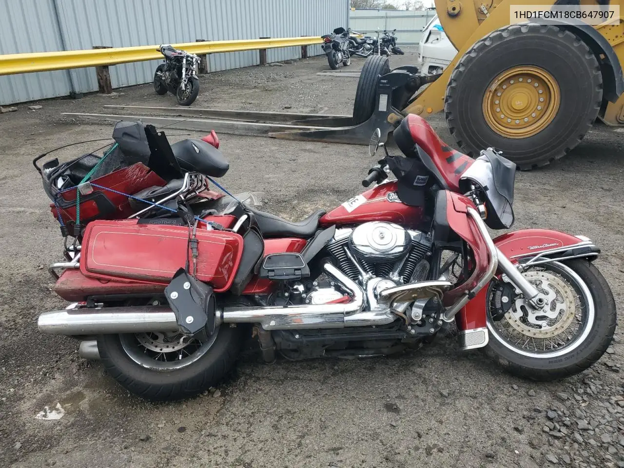 2012 Harley-Davidson Flhtcu Ultra Classic Electra Glide VIN: 1HD1FCM18CB647907 Lot: 50643085