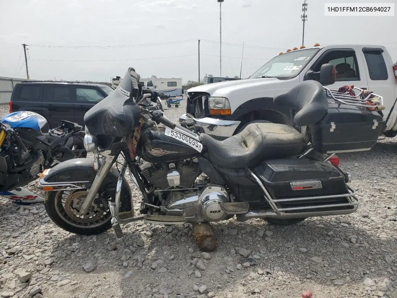 2012 Harley-Davidson Flhtc Electra Glide Classic VIN: 1HD1FFM12CB694027 Lot: 53306695