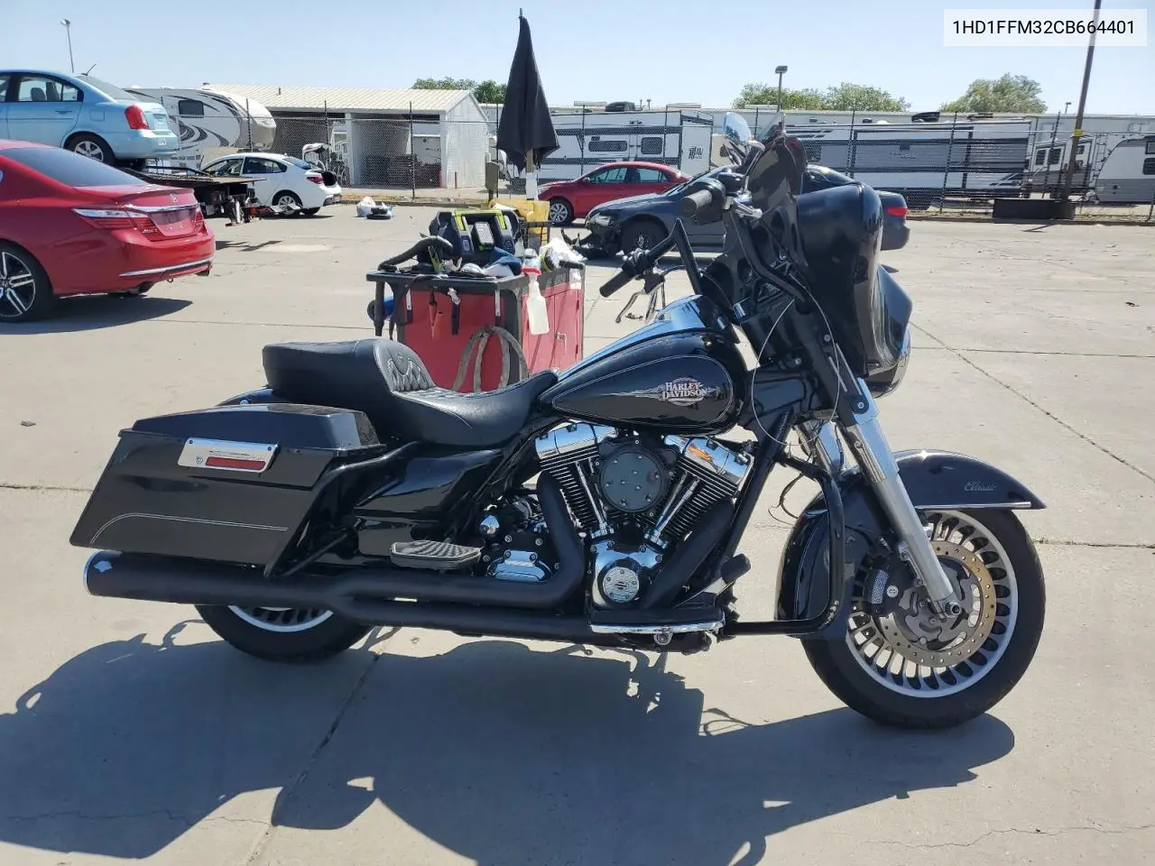 2012 Harley-Davidson Flhtc Electra Glide Classic VIN: 1HD1FFM32CB664401 Lot: 55181455