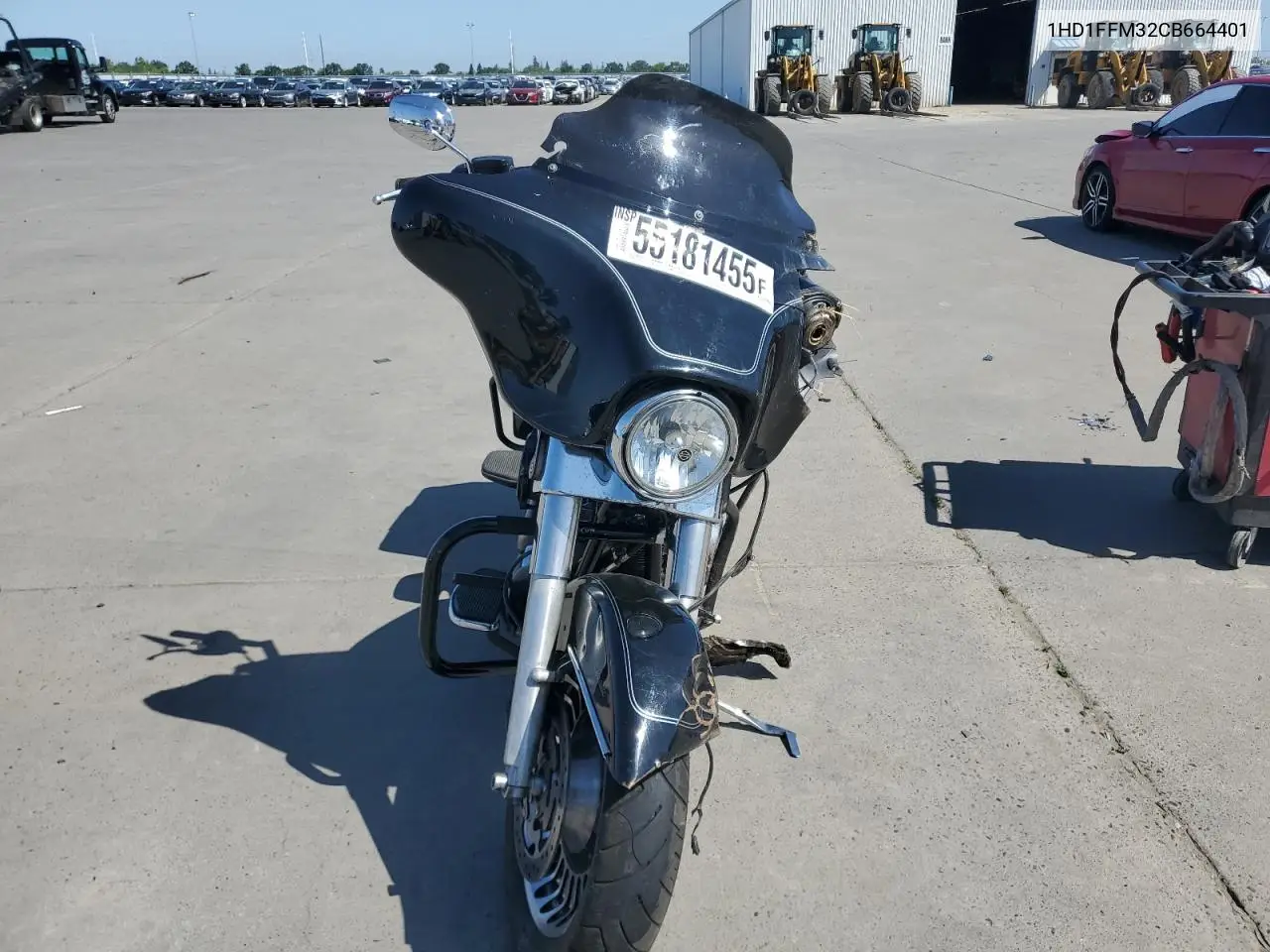 2012 Harley-Davidson Flhtc Electra Glide Classic VIN: 1HD1FFM32CB664401 Lot: 55181455